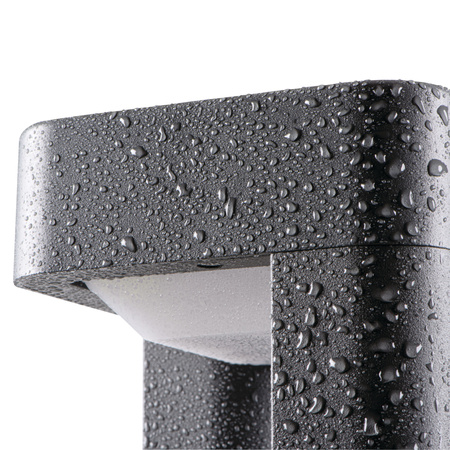 Lampa Ogrodowa Zewnętrzna Kinkiet PEVO GU5.3 IP44 Grafitowy KANLUX