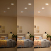 3x Oprawa Podtynkowa Wpuszczana LED 5W 550lm 4000K Neutralna Ruchoma Okrągła biały Ściemnialna 3-STEP SceneSwitch Cilantro Philips
