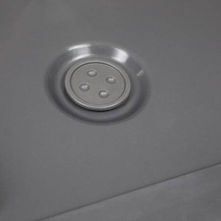 Kwietnik Donica Skrzynka na Kółkach EKO Recykling 80x40cm Ogrodowa Domowa Beton Czarna