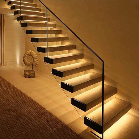 Profil Aluminiowy do Taśm LED Biały Wpuszczany/Natynkowy 2m z Mlecznym Kloszem i Zaślepkami Ecolight