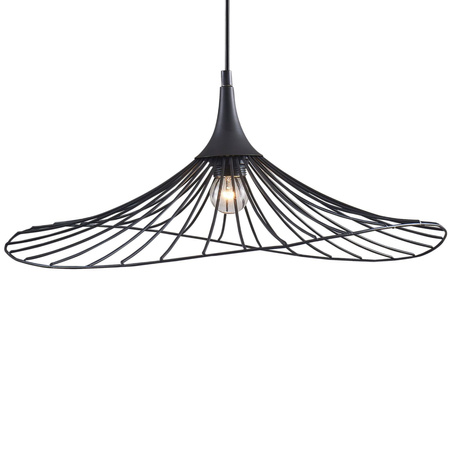 Lampa Sufitowa Wisząca Zwis E27 Czarna Arielle Sanico Goldlux