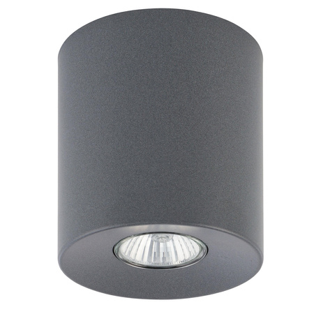 Lampa Sufitowa Oprawa Natynkowa ORION GRAPHITE Spot Halogenowa Grafitowa Okrągła GU10 3238 TK Lighting