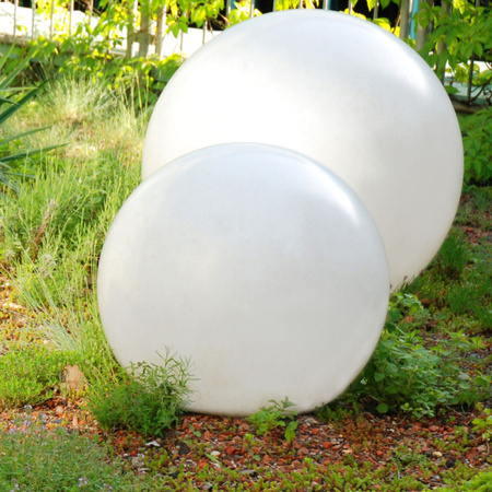 Lampa Solarna Ogrodowa LED Wbijana Ozdobna Naziemna Lampka Kula Zewnętrzna RGB + PILOT