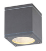 Lampa Ogrodowa Zewnętrzna Kinkiet Elewacyjny LED GU10 IP54 Antracyt Minimalistyczny Akron Rabalux