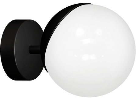 Lampa Ścienna Kinkiet SFERA Czarna 1xE14 Milagro