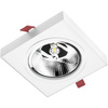 Oprawa Podtynkowa Ruchoma GU10 ES111 Kwadrat Biała Carpi LUMILED