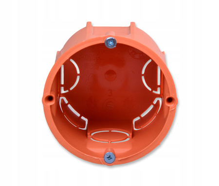 Puszka Instalacyjna Podtynkowa Głęboka z Wkrętami PK60 PAWBOL