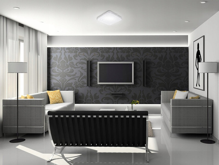 Plafon LED 33cm lampa sufitowa kwadratowa 3000K-6500K z efektem gwiazdek