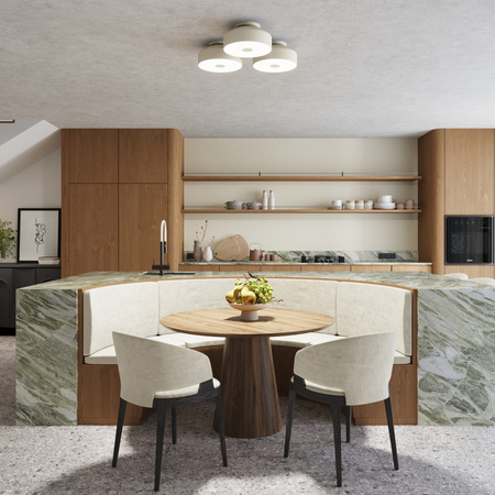 Plafon LED Lampa Sufitowa 4x E27 Beżowy OMIQ Crimson SL.1679 Sollux