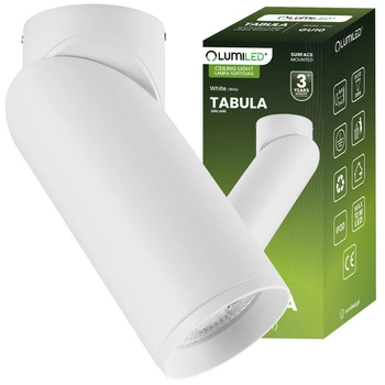 Lampa Sufitowa SPOT TUBA Reflektor Oprawa Halogenowa 1x GU10 TABULA LUMILED