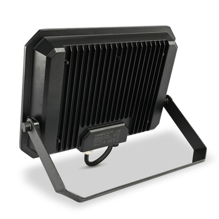 Naświetlacz LED 100W 9500lm 5000K Zimna Czarny z Mleczną Przesłoną Videx