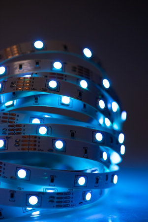 Taśma LED Pasek 12V 36W 150LED 5050 RGB 10mm 5m