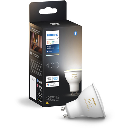 Żarówka LED GU10 Reflektor 4.2W = 50W 400lm 2200-6500K CCT SMART Inteligentna Bluetooth ZigBee White Ambiance Philips HUE
