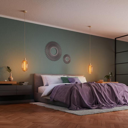 Lampa Sufitowa Wisząca Zwis Beżowy Vintage 1906 Pendulum Ledvance