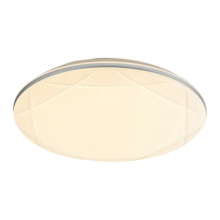 Plafon LED Lampa Sufitowa Oprawa Ścienna Natynkowa 24W 4000K Srebrny Nowoczesny Oswald2 Rabalux