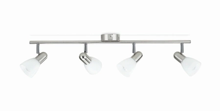 Lampa Sufitowa Reflektor 4x E14 nikiel Burlap Philips