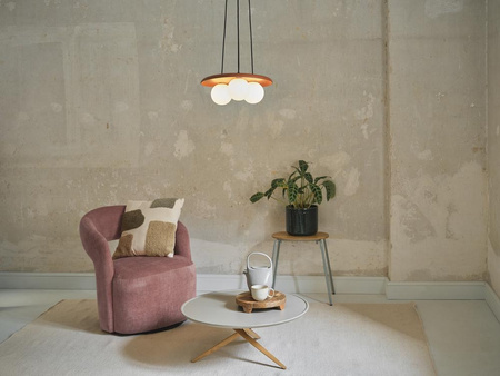 Lampa Sufitowa Wisząca Dekoracyjna G9 Brązowy Gliniana Decor Ledvance