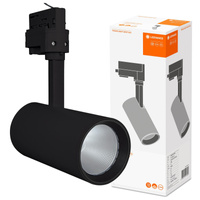 Oprawa LED Reflektor Szynowy 25W 1900lm 4000K Neutralna 3-Fazowy Regulowany Czarny Tracklight Ledvance