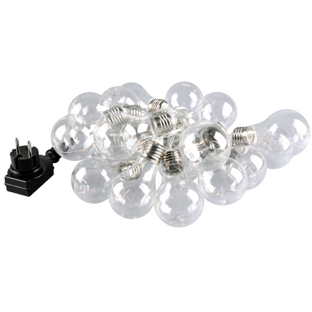 Girlanda Ogrodowa Zewnętrzna Łańcuch Świetlny 20 LED 2700K