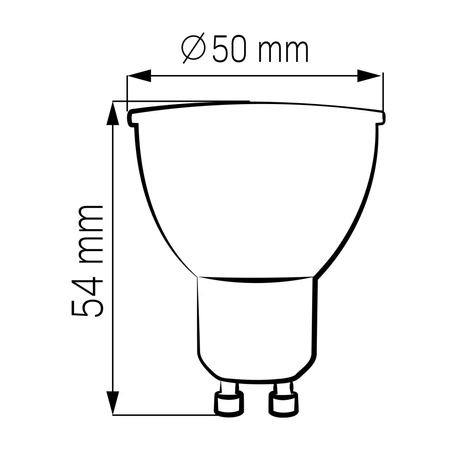 Żarówka LED GU10 4.5W 450lm 4000K Neutralna 36° Sanico Goldlux