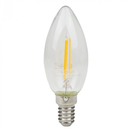 Żarówka LED Świeczka B35 E14 2W 240lm 2700K Ciepła FILAMENT Ecolight