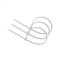 Opaski Zaciskowe Kablowe 4.6x350 mm Białe TRYTYTKI TRYTKI ZIPERKI PREMIUM OKP-46350W .MORE 100 szt.