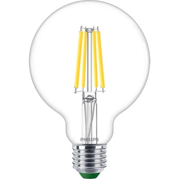 Żarówka LED Globe E27 210lm/W G95 4W = 60W 840lm 4000K Neutralna Filament PHILIPS Ultra Efficient