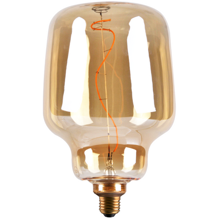 Żarówka Dekoracyjna LED E27 FILAMENT S180 4W 260lm 1800K Ciepła 320° DecoVintage Amber GOLDLUX (Polux)