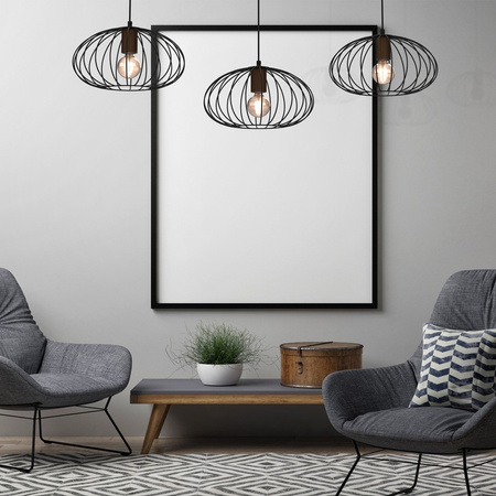 Lampa Wisząca Sufitowa MERIDIANO 3xE27 Milagro