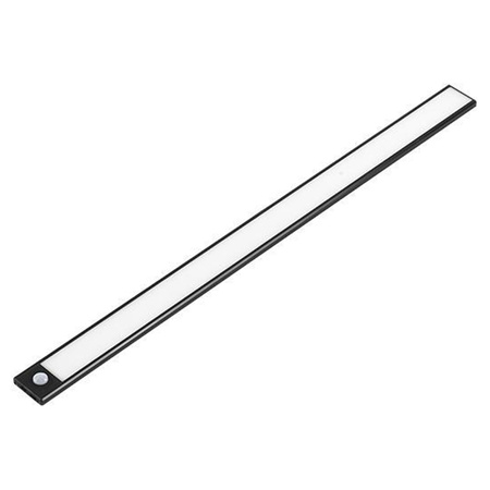 Lampka Podszafkowa LED Listwa Meblowa 2W 4500K 40cm z Czujnikiem Ruchu Czarna