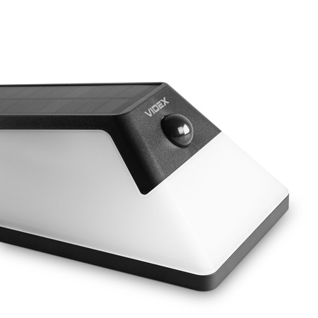 Naświetlacz Lampa Solarna z Czujnikiem 500lm 5000K Neutralna 120° 3.2V IP54 IK07 Natynkowy Biały VIDEX