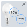 Żarówka LED E14 Kulka P45 10W = 75W 1055lm 6500K Zimna 180° LUMILED