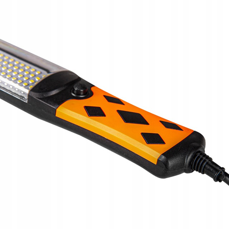 Latarka Warsztatowa Lampa Garażowa LED 230V 15W 960lm Magnes Haczyk na Kablu 5m MasterLED
