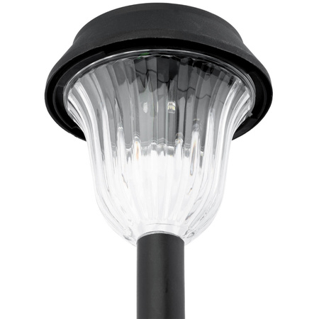 Lampa Solarna Ogrodowa LED Wbijana 5500-6000K IP44 38cm Czujnik Zmierzchu