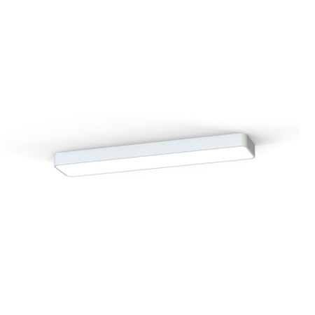 Lampa Sufitowa SOFT 7542 Nowodvorski Biała 2xLED Tube T8 90x20 Nowoczesna