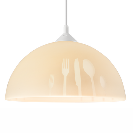 Lampa Wisząca Sufitowa APETITE E27 Żółta Biała LM-1.3/5 Lamkur