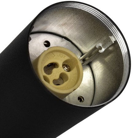 Oprawa Sufitowa Natynkowa Halogenowa MICA Czarna 1xGU10 Spot Milagro