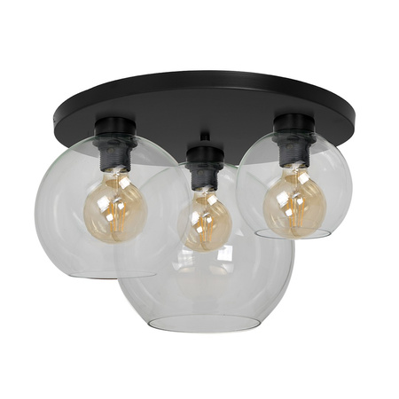 Lampa Sufitowa Natynkowa SOFIA CLEAR 3xE27 Milagro