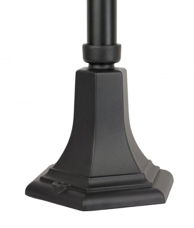 Lampa Ogrodowa Zewnętrzna Słupek LATARNIA E27 Witraż K 5002/1 N 160cm czarny Su-Ma