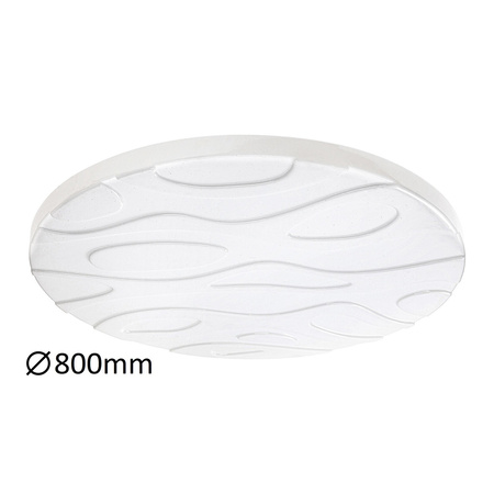 Oprawa Podtynkowa Lampa LED 80W 7200lm 3000-6500K CCT Pilot Ściemnialna Biały Nowoczesny Mason Rabalux