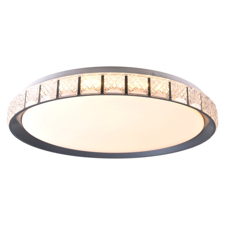 Plafon LED Oprawa Sufitowa 72W 8000lm CCT 120° Biała Czarna IP44 Pilot Ściemnialna Nina Sanico Goldlux