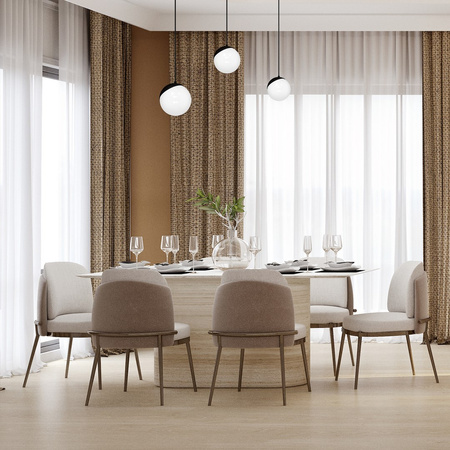 Lampa Wisząca Sufitowa SFERA Czarna 3xE14 Milagro