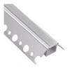 Profil Aluminiowy Podtynkowy Architektoniczny Narożny Typ Z do LED Wpuszczany do Płyt KARTON / GIPS 1m + Przeźroczysty Klosz