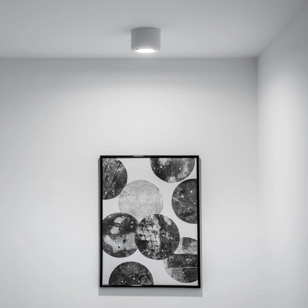 Oprawa Natynkowa HALOGENOWA Spot Tuba Ruchoma Okrągła Biała 50mm AMAT-S LUMILED