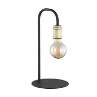 Lampa Stołowa Biurkowa Nocna RETRO Czarna Patyna Styl Retro E27 3023 TK Lighting