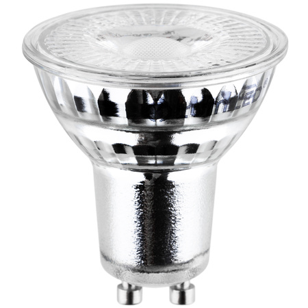 Zestaw 10x Żarówka LED GU10 6W = 50W 580lm 4000K Neutralna 38° Szklana LUMILED