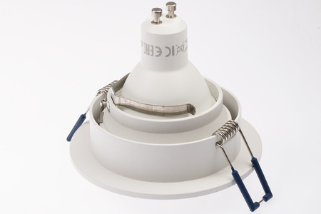 Oprawa HALOGENOWA TRIBUS Podtynkowa Stała Okrągła Biała GU10