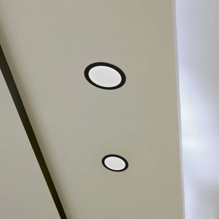 Oprawa Podtynkowa LED 14W 1800lm 4000K Neutralna 120° Czarna RIGEL Sanico Goldlux