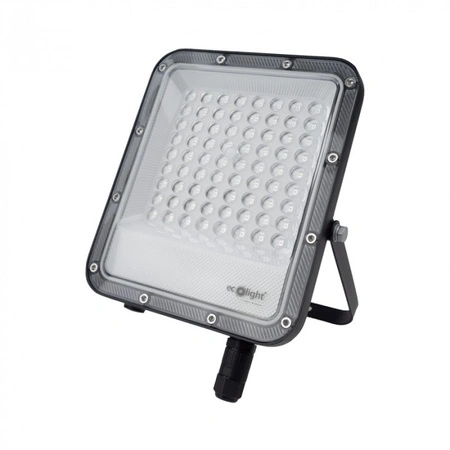 Naświetlacz LED Lampa Reflektor 50W RGB + 6500K Zimna PREMIUM z Pilotem Sterującym Ecolight