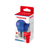 Żarówka LED E27 G45 4,5W = 40W Niebieska Filament TOSHIBA